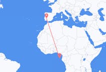 Flyrejser fra São Tomé til Badajoz