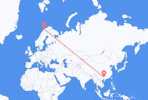 Flyg från Liuzhou, Kina till Tromsø, Norge