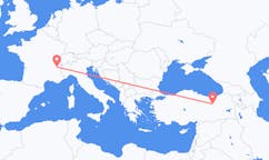 Loty z Chambery, Francja do Erzincan, Turcja