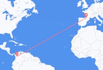 Flyreiser fra Medellín, Colombia til Pau, Frankrike
