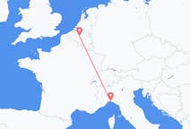 Flyreiser fra Genova, Italia til Brussel, Belgia