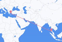 出发地 泰国出发地 普吉市目的地 希腊米科诺斯的航班