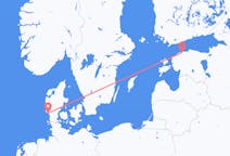 Vluchten van Esbjerg naar Tallinn