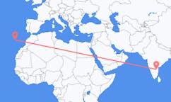 Flights from Kadapa, India to Funchal, Portugal
