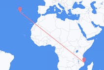 Flights from Pemba, Mozambique to Pico Island, Portugal