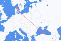 Flyreiser fra Sinop, Tyrkia til Århus, Danmark