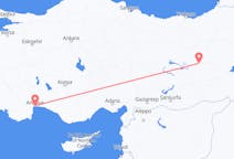 Flights from Antalya, Turkey to Bingöl, Turkey