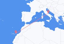 เที่ยวบิน จาก เปสคารา, อิตาลี ไปยัง เกาะฟูเอร์เตเบนตูรา, สเปน