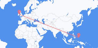 Flyreiser fra Palau til Irland