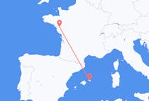 Flights from Menorca, Spain to Nantes, France