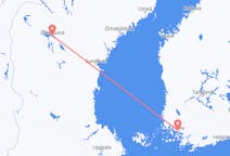 Flights from from Turku to Östersund