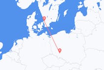 Flüge von Ängelholm, Schweden nach Breslau, Polen