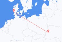 Fly fra Lviv til Esbjerg