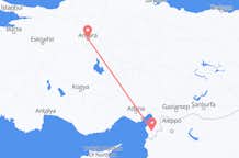 Flyreiser fra Ankara, til Hatay Province