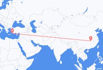 Flyg från Yueyang, Kina till Rhodes, England, Grekland