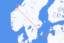 Flights from Kristiansund, Norway to Liepāja, Latvia