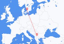 Flights from Skopje to Angelholm