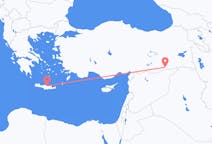 Flyreiser fra Mardin, Tyrkia til Iraklio, Hellas