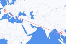 Flyreiser fra Pattaya, Thailand til Lyon, Frankrike