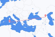 Flights from Grozny, Russia to Cagliari, Italy
