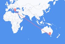 Flyrejser fra King Island, Australien til Chania, Grækenland