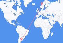 Flyreiser fra Bahía Blanca, Argentina til Trondheim, Norge