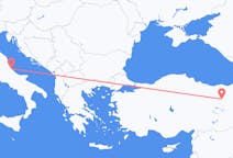 Flyreiser fra Pescara, Italia til Erzincan, Tyrkia