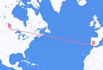 Flyreiser fra Winnipeg, Canada til Jerez, Spania