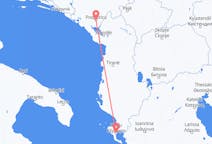 Vuelos de Podgorica, Montenegro a Corfú, Grecia