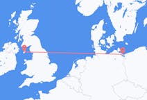 Flyrejser fra Heringsdorf, Tyskland til Douglas, Isle of Man
