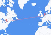 Flyreiser fra Toronto, Canada til Amsterdam, Nederland