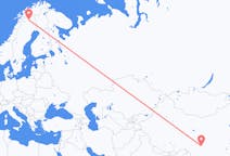 Flyrejser fra Chengdu, Kina til Kiruna, Sverige