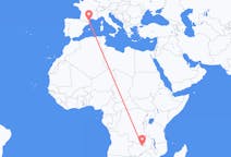 出发地 赞比亚出发地 恩多拉目的地 法国佩皮尼昂的航班