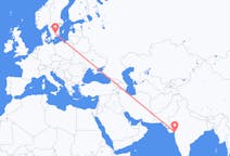 Flyreiser fra Surat, India til Växjö, Sverige