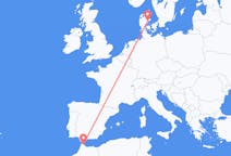 Flights from Tétouan in Morocco to Aarhus in Denmark