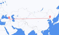 Flyrejser fra Shenyang, Kina til Kars, Tyrkiet