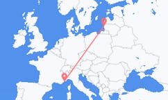 Flyreiser fra Palanga, Litauen til Monaco, Monaco