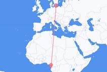 Flights from Libreville, Gabon to Szczecin, Poland