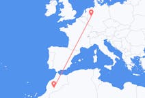 Flyreiser fra Quarzazate, Marokko til Dortmund, Tyskland