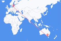 Flyreiser fra King Island, Australia til Gdańsk, Polen