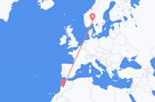 Flyrejser fra Marrakech til Oslo