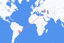 Flyreiser fra Navegantes, Brasil til Trabzon, Tyrkia