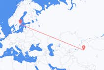 中国出发地 库尔勒飞往中国目的地 斯德哥尔摩的航班