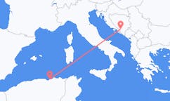出发地 阿尔及利亚出发地 吉杰尔飞往波斯尼亚和黑塞哥维那莫斯塔爾的航班