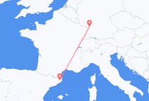 Flyg från Karlsruhe, Tyskland till Girona, Spanien
