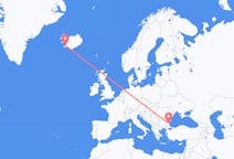 Flights from Burgas, Bulgaria to Reykjavik, Iceland