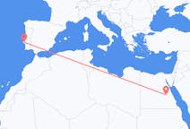 Flyg från Luxor, Egypten till Lissabon, Portugal