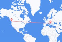Flyrejser fra Nanaimo, Canada til Dele, Kroatien