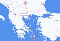 ギリシャのから サントリーニ島、ブルガリアのへ ソフィアフライト