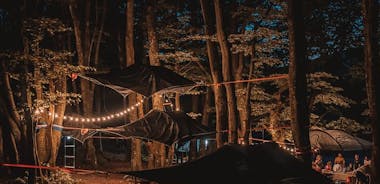 Expérience des tentes dans les arbres - Tour en vélo électrique